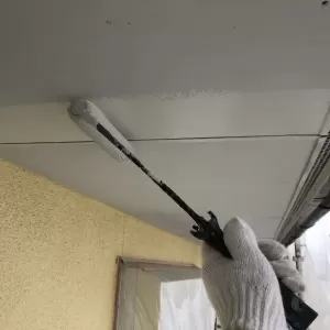 看板塗装　熊本市中央区　中塗り完了！　/　軒天井塗装　熊本市東区　軒天井塗装完了！！のサムネイル