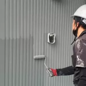 外壁塗装　熊本県玉名市　中塗り、上塗り　/　外壁塗装　熊本市東区　下塗りのサムネイル