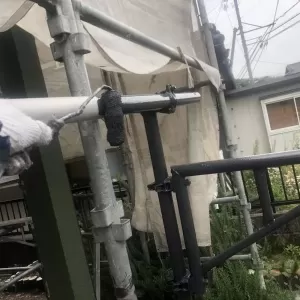 広小舞塗装　熊本市東区　広小舞塗装完了　/　付帯部塗装　熊本市東区　付帯部１回目完了！のサムネイル