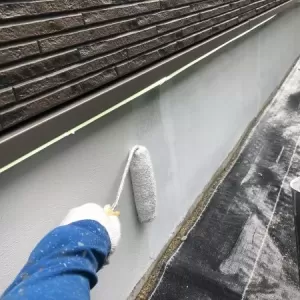基礎巾木塗装　合志市須屋　基礎巾木塗装完了！！のサムネイル