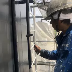 付帯部塗装　熊本市中央区神水　付帯部塗装１回目のサムネイル