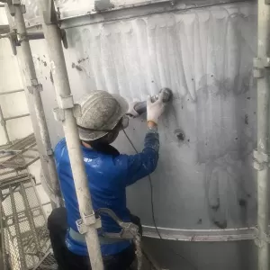 タンク塗装　熊本県八代市　グラインダーケレンのサムネイル