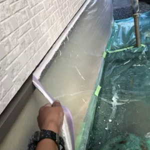 住宅塗装　熊本県大津町　近隣挨拶　/  住宅塗装　熊本県菊陽町　手直し、清掃のサムネイル