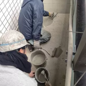 ベランダ防水　熊本市東区桜木　下地補修のサムネイル