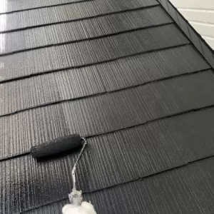 下屋根塗装　熊本市中央区帯山　付帯部・下屋根塗装完了！のサムネイル