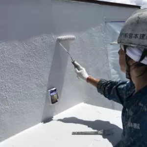 パネル壁シーリング　熊本市中央区神水　既存シーリング撤去のサムネイル