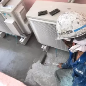 ベランダ防水　熊本市中央区　土間セメント補修（NTカチオンエース）のサムネイル