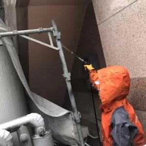 住宅塗装　熊本市南区御幸笛田　塗装前高圧洗浄のサムネイル