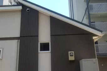 外壁塗装　熊本市中央区水前寺　フッ素クリヤー塗装 Before画像