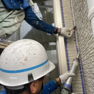 住宅シーリング工事　熊本市中央区水前寺　シーリング工事完了！のサムネイル
