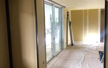 木枠塗装　熊本市北区　木枠、敷居ステイン後クリアー仕上げ After画像