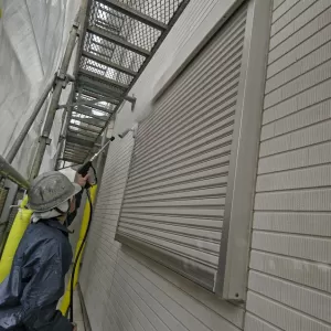 外壁・屋根塗装前高圧洗浄　熊本市中央区水前寺にて🎵午後は大窪塗装現場にGO🚙=3のサムネイル