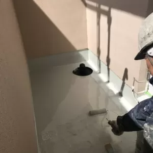ベランダ防水　熊本市中央区中央街　ウレタン2回目のサムネイル