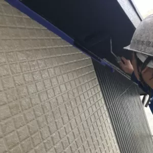 軒天井塗装　熊本市北区新地　軒天井塗装完了！のサムネイル
