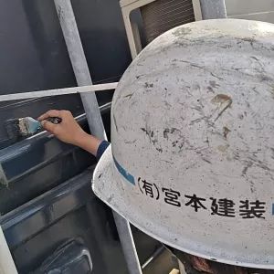外壁塗装仕上げ後　キズ補修塗装　熊本市中央区神水　完のサムネイル