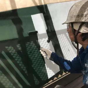 看板塗装　熊本市中央区中央街　看板塗装完了！のサムネイル