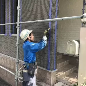 外壁シーリング　熊本市北区龍田　既存シーリング撤去のサムネイル