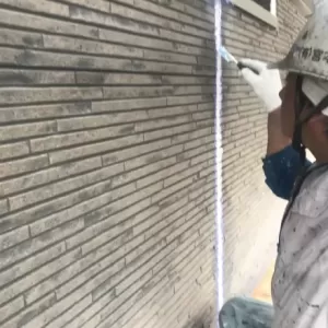 外壁シーリング　熊本市北区龍田　シーリング打ち替え完了！のサムネイル