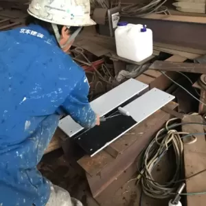 鉄骨塗装　熊本県益城町　階段鉄骨塗装のサムネイル
