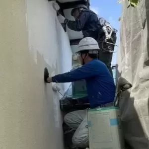 外壁マスチック工法『弾性』　熊本市北区清水　宮本建装のサムネイル
