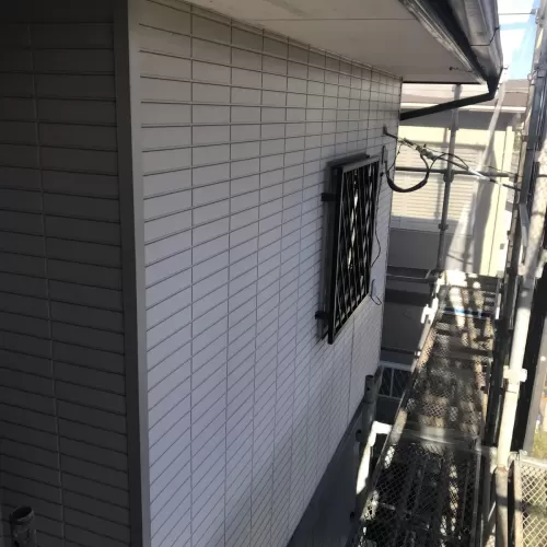外壁塗装　熊本市西区　外壁セラミシリコン仕上げのサムネイル