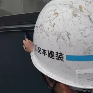 外壁補修プレミアムシリコン塗装工事　刷毛塗装　熊本県熊本市中央区水前寺のサムネイル