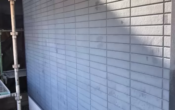 外壁塗装　熊本市南区　外壁水性シリコン仕上げ、シーリング込み